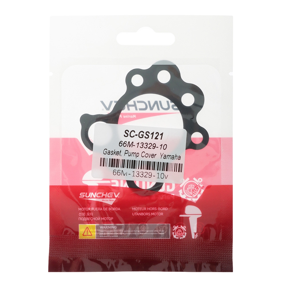 SUNCHEV Outboard Water Pump Gasket 66M-13329-10 for Yamaha F9.9 to 15HP