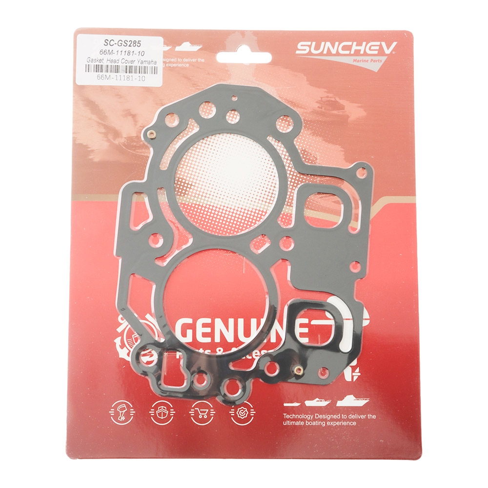 SUNCHEV Outboard Cylinder Head Gasket 66M-11181-10-00 for Yamaha 9.9-15HP