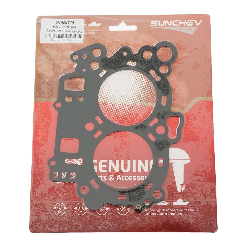 SUNCHEV Outboard Cylinder Head Gasket 6AG-11181-00-00 for Yamaha 15-20HP