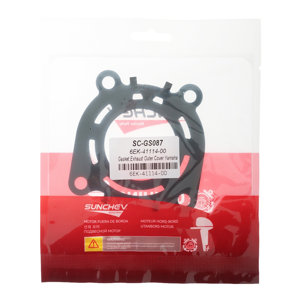 SUNCHEV Outboard Outer Exhaust Cover Gasket 6EK-41114-00-00 for Yamaha F115 and F130