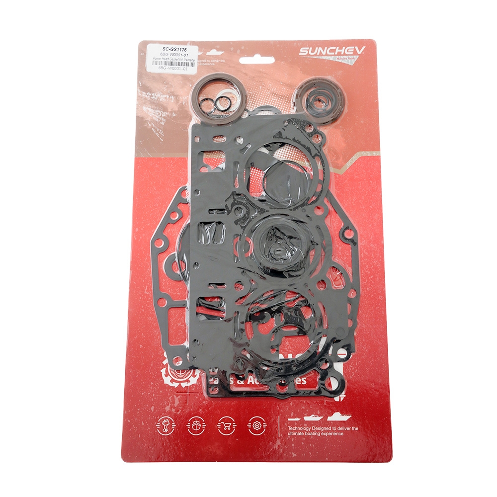 SUNCHEV 6BG-W0001-00 Powerhead Gasket Set for Yamaha Outboards 4-Stroke 30 to 40HP 2015 and Up