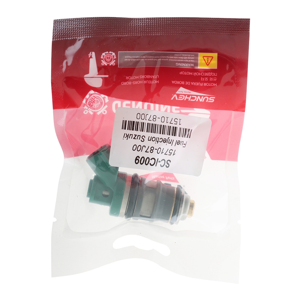 SUNCHEV 15710-87J00 Suzuki Fuel Injector - 4-Stroke Outboard Engines 40HP and 50HP