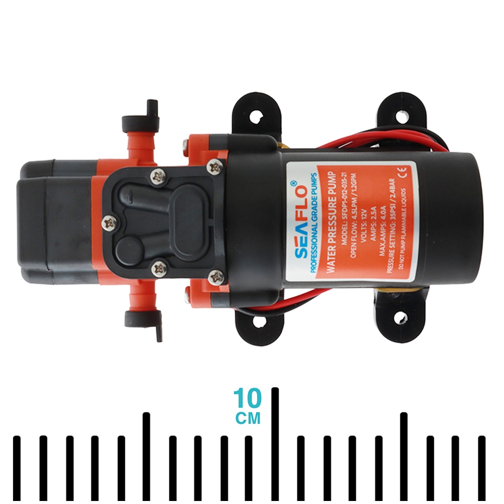 Seaflo 21 Series Diaphragm Water Pump 12V 4.5LPM 35PSI