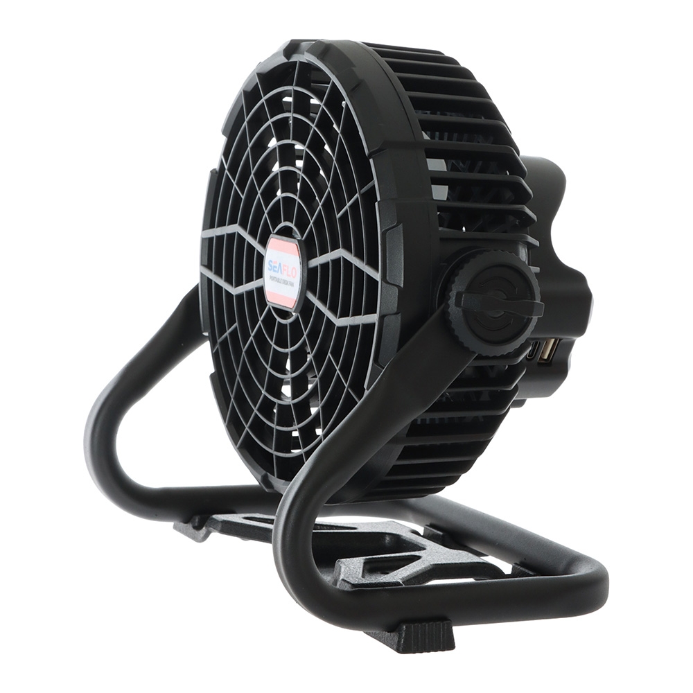 Seaflo 2-in-1 Hi-Efficiency Portable Rechargeable Fan