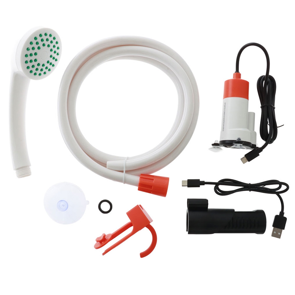Seaflo Portable Camping Shower with Rechargeable Pump 10LPM