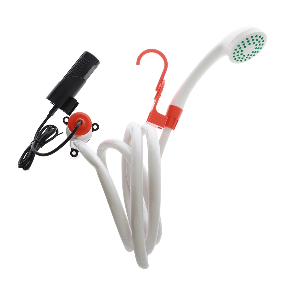 Seaflo Portable Camping Shower with Rechargeable Pump and Bucket 10LPM