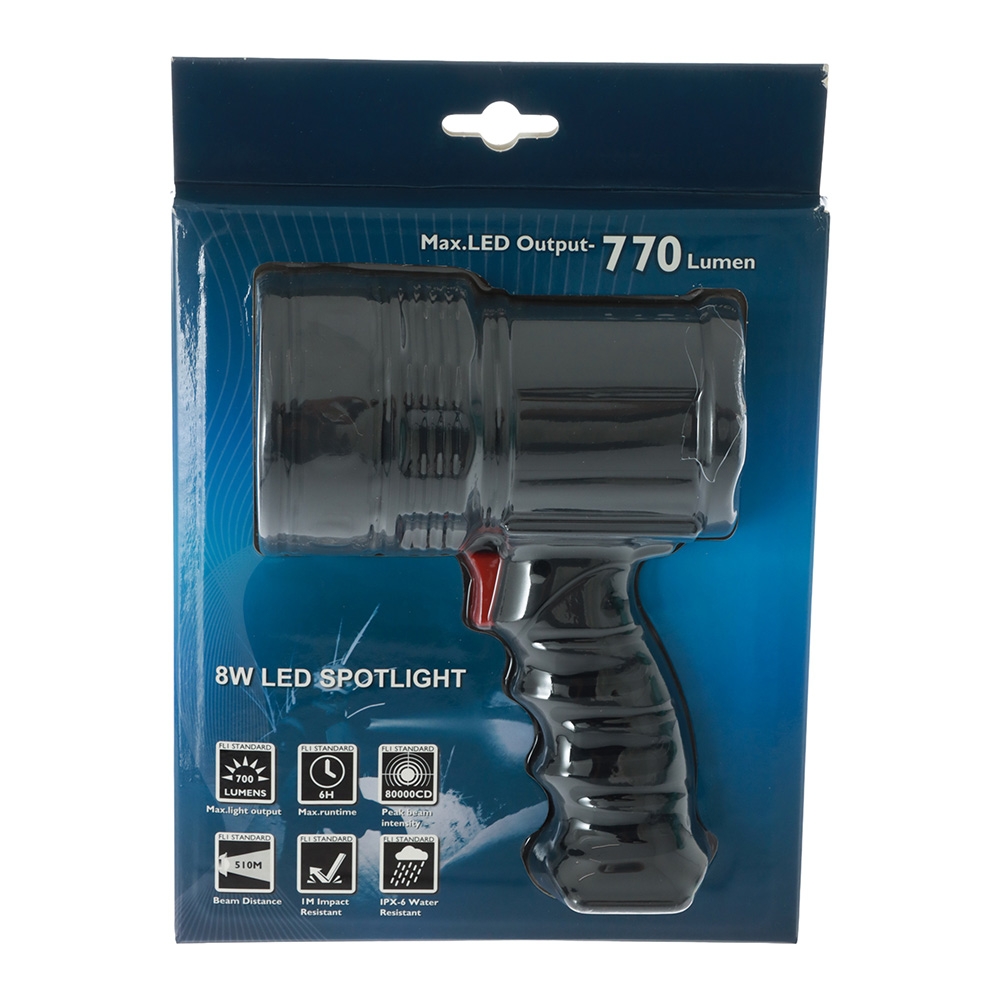 Seaworld Handheld Rechargeable LED Spotlight 8W 770lm