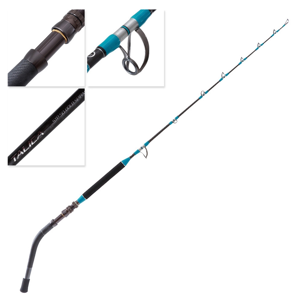 Shimano Talica Offshore OH Spiral Wrap Bent Butt Game Rod 6ft 50-80lb 2pc