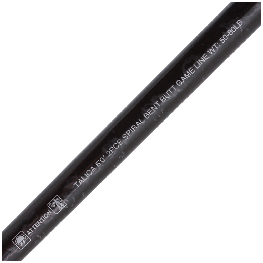 Shimano Talica Offshore OH Spiral Wrap Bent Butt Game Rod 6ft 50-80lb 2pc