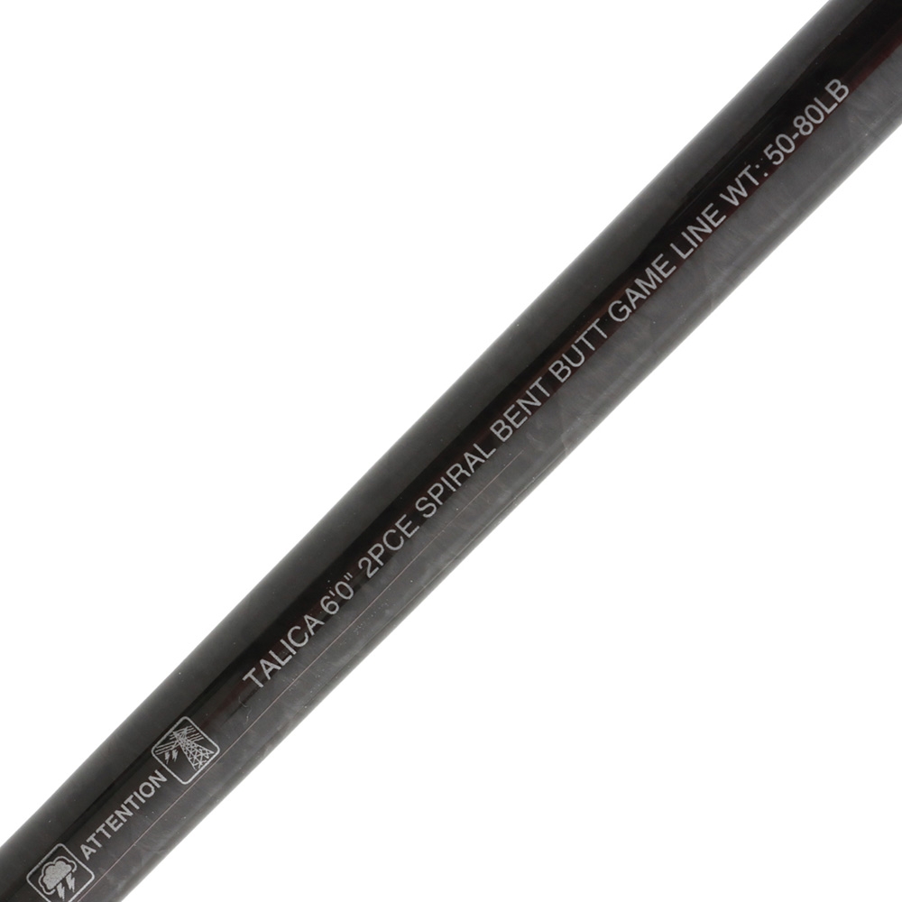 Shimano Talica Offshore OH Spiral Wrap Bent Butt Game Rod 6ft 50-80lb 2pc
