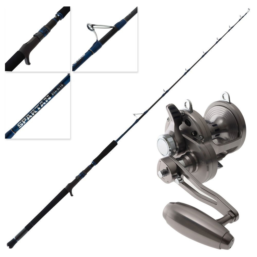 Daiwa Saltiga LD 60 Spartan 2-Speed Bluefin Tuna Jigging Combo 5ft 6in PE 8-10 1pc