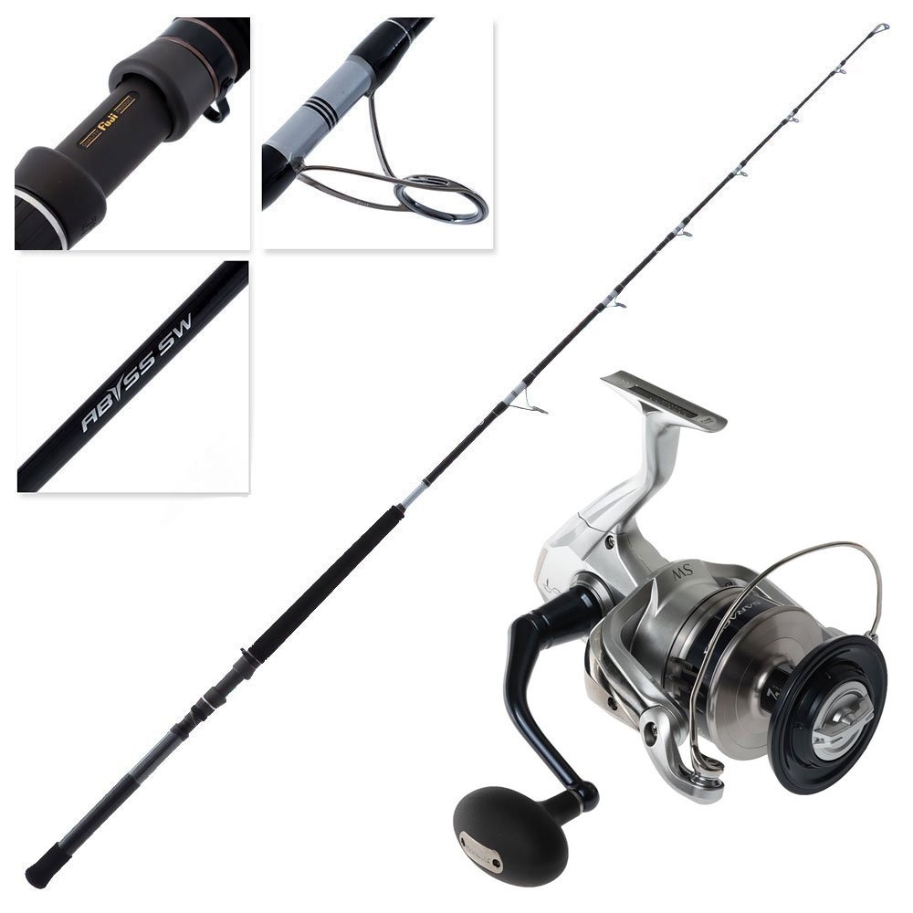 Shimano Saragosa 20000SW APG Abyss SW Bluefin Tuna Jigging / Trolling Combo 6ft 4in 100lb 1pc