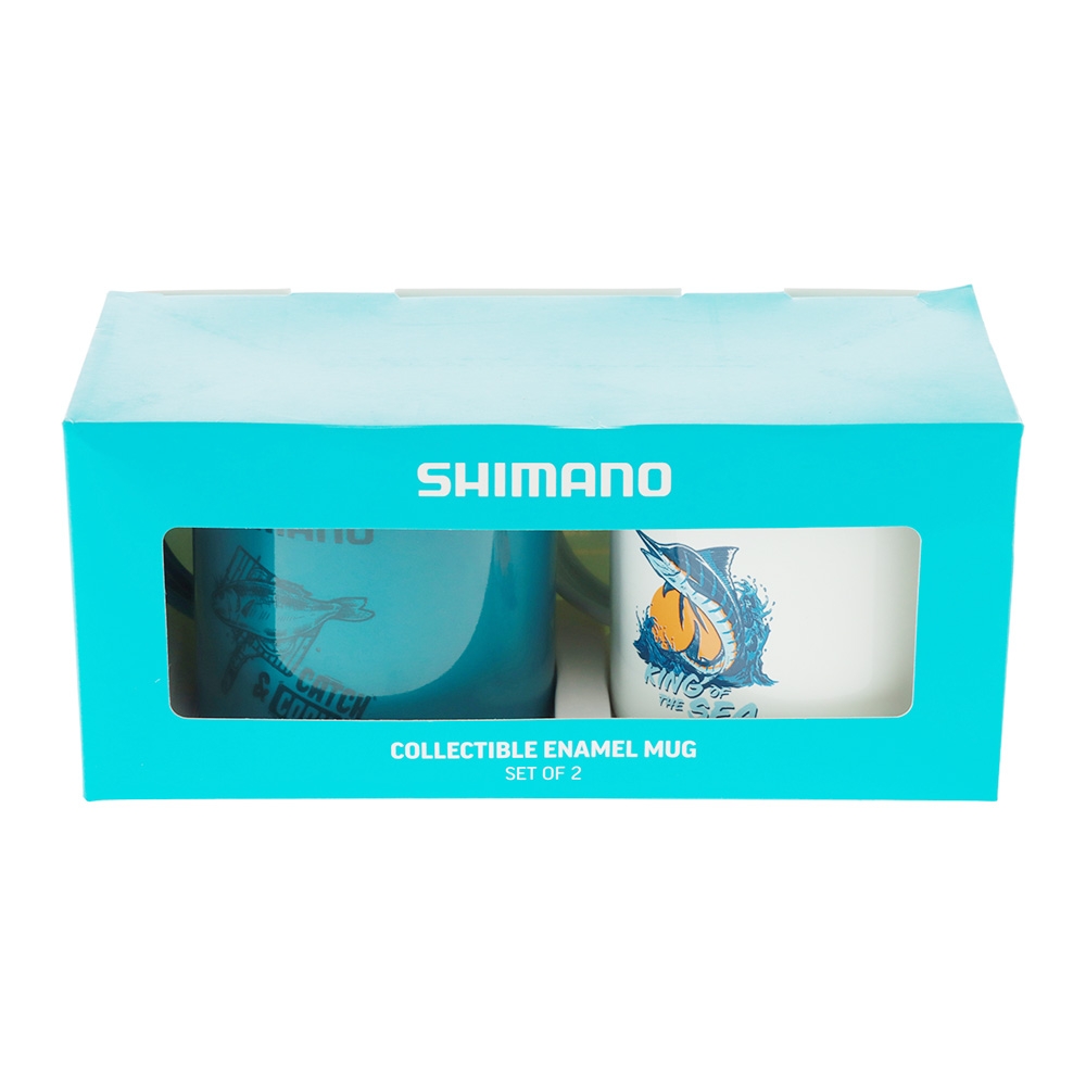 Shimano Enamel Mug Fish Vibes 350ml 2-Pack
