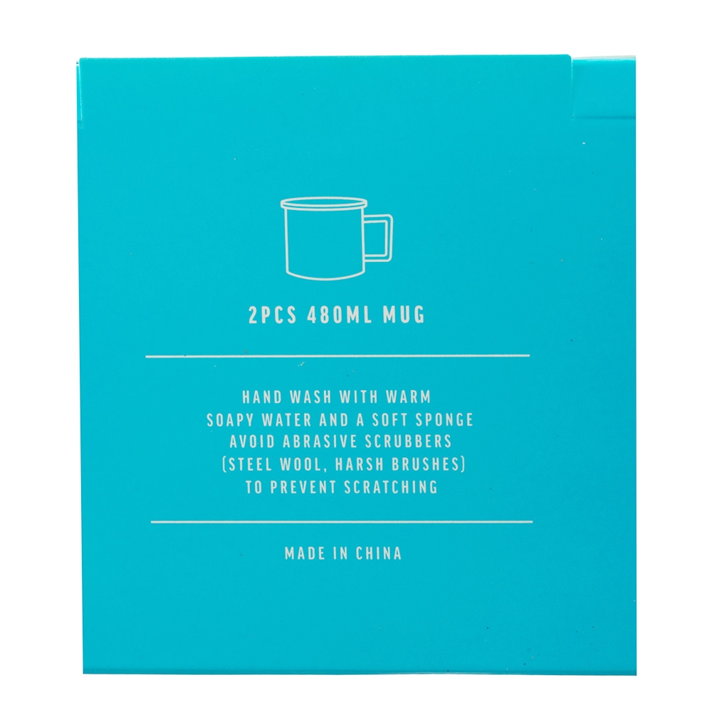 Shimano Enamel Mug Fish Vibes 350ml 2-Pack