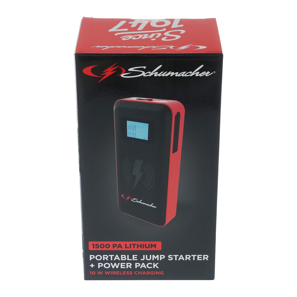 Schumacher SL473 Lithium Portable Jump Starter / Power Pack 12V 1500A