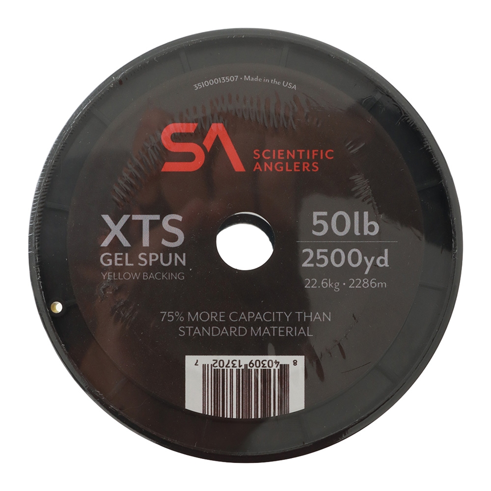 Scientific Anglers XTS Gel Spun Fly Line Backing Yellow 50lb 2500yd Bulk