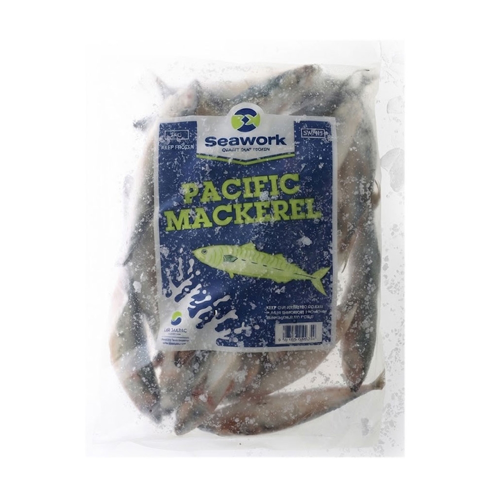 Seawork Pacific Mackerel Frozen Bait 2kg