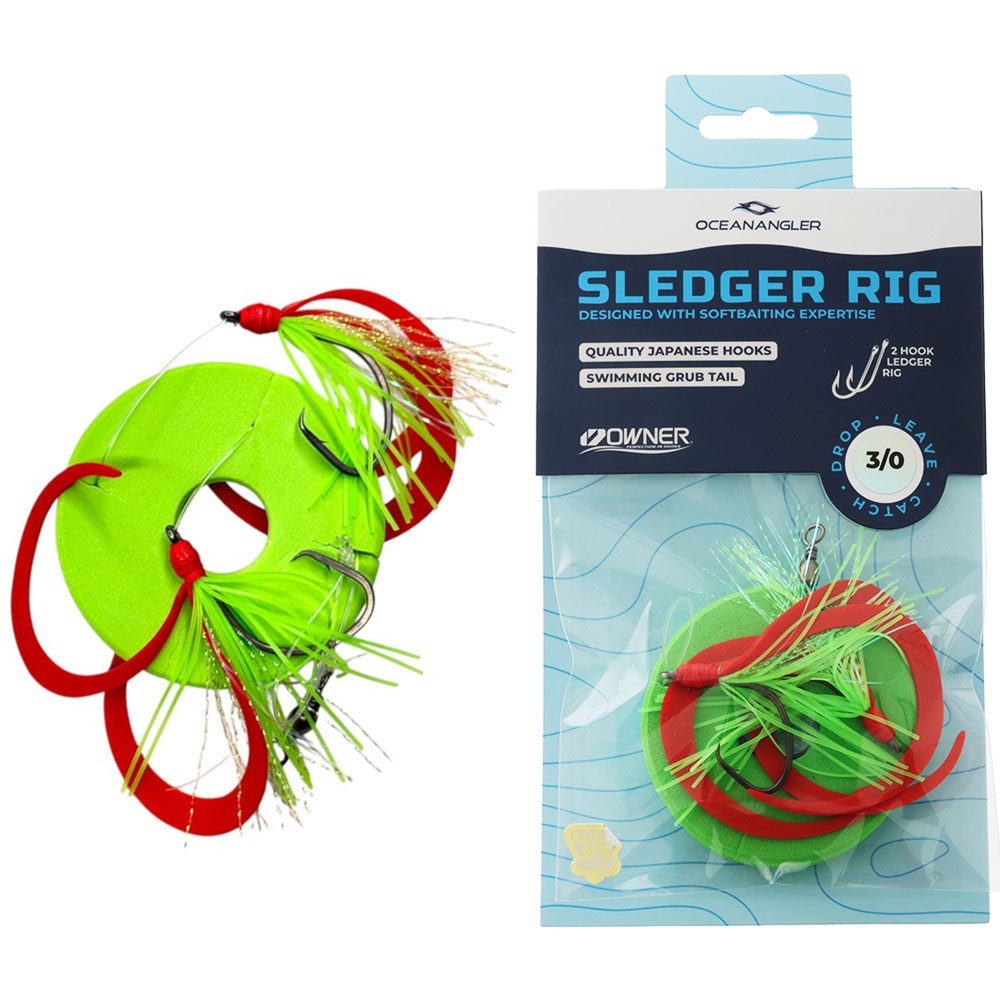 Ocean Angler Sledger Rigs 3/0 Nuked Chicken