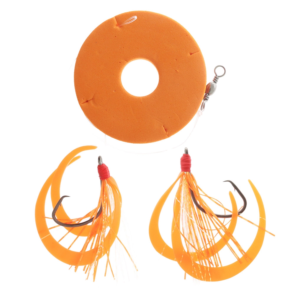 Ocean Angler Sledger Rigs 4/0 Orange Gold