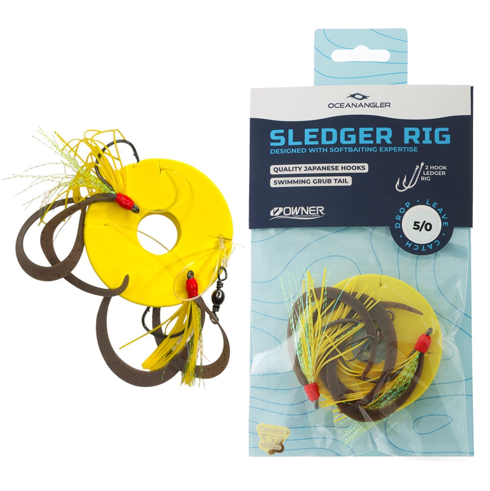 Ocean Angler Sledger Rigs 5/0 Bruised Banana