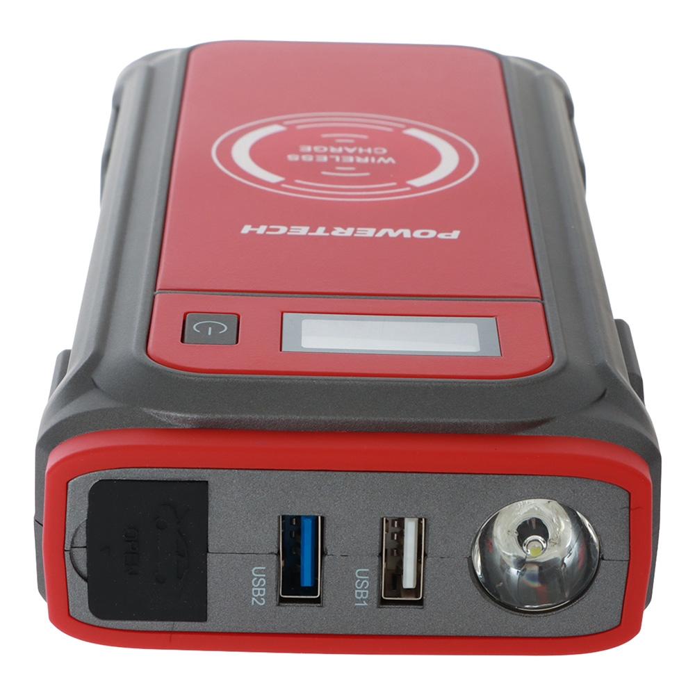 Powertech MB3764 Portable Jump Starter / Power Bank with Wireless Charger 12V 850A