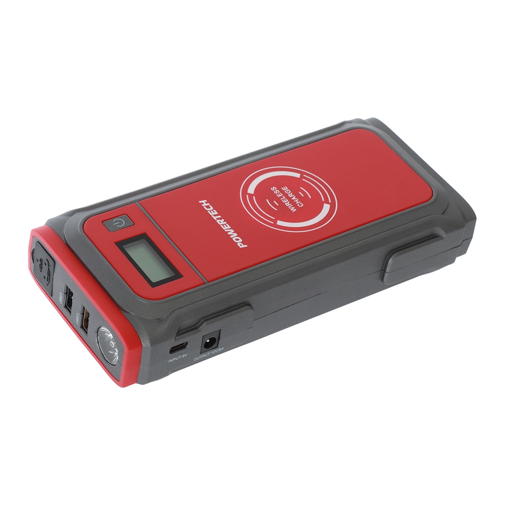 Powertech MB3764 Portable Jump Starter / Power Bank with Wireless Charger 12V 850A