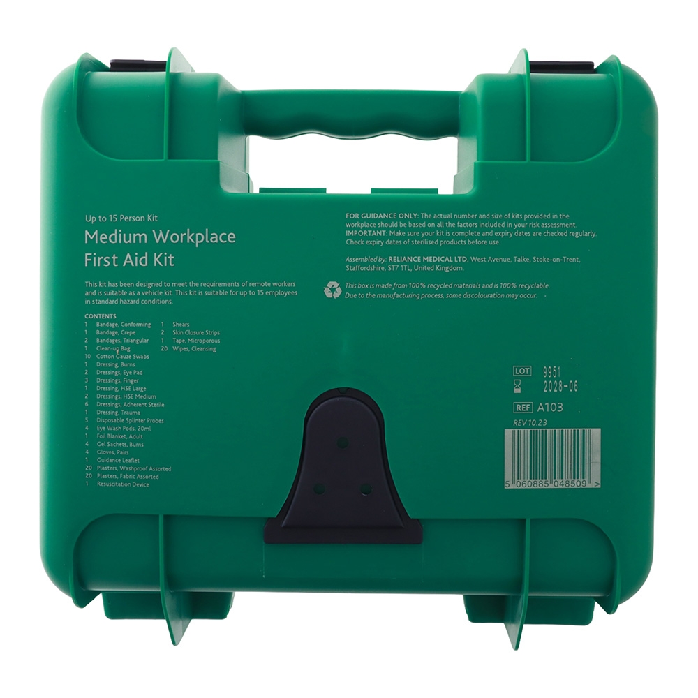 Titan 15-Person First Aid Kit Medium Hardcase