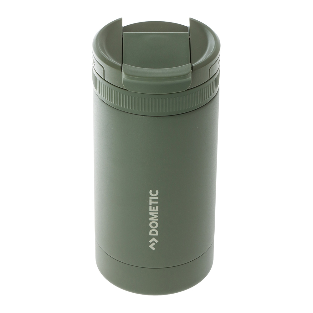 Dometic Insulated Stainless Steel Tumbler with Controlled-flow Swig Lid 350ml Lichen