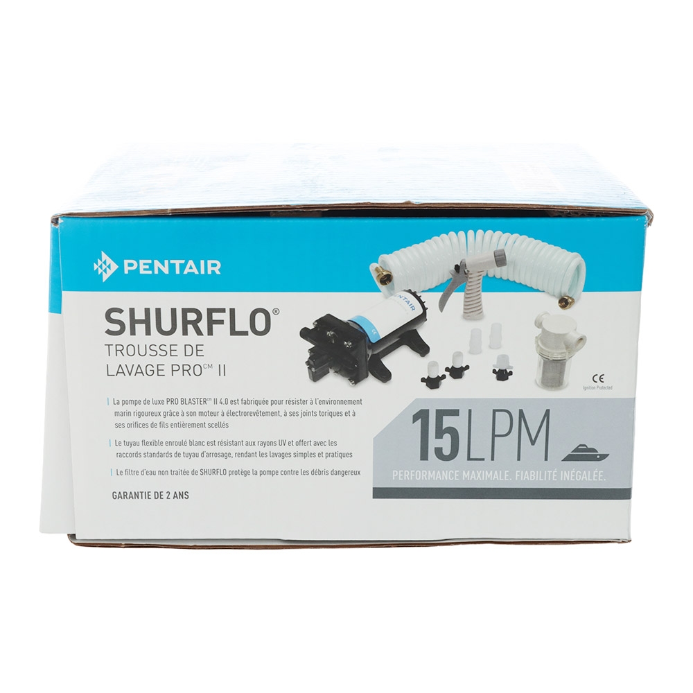 Shurflo Pro Washdown Kit II Deluxe 4.0 12V 15LPM 60PSI
