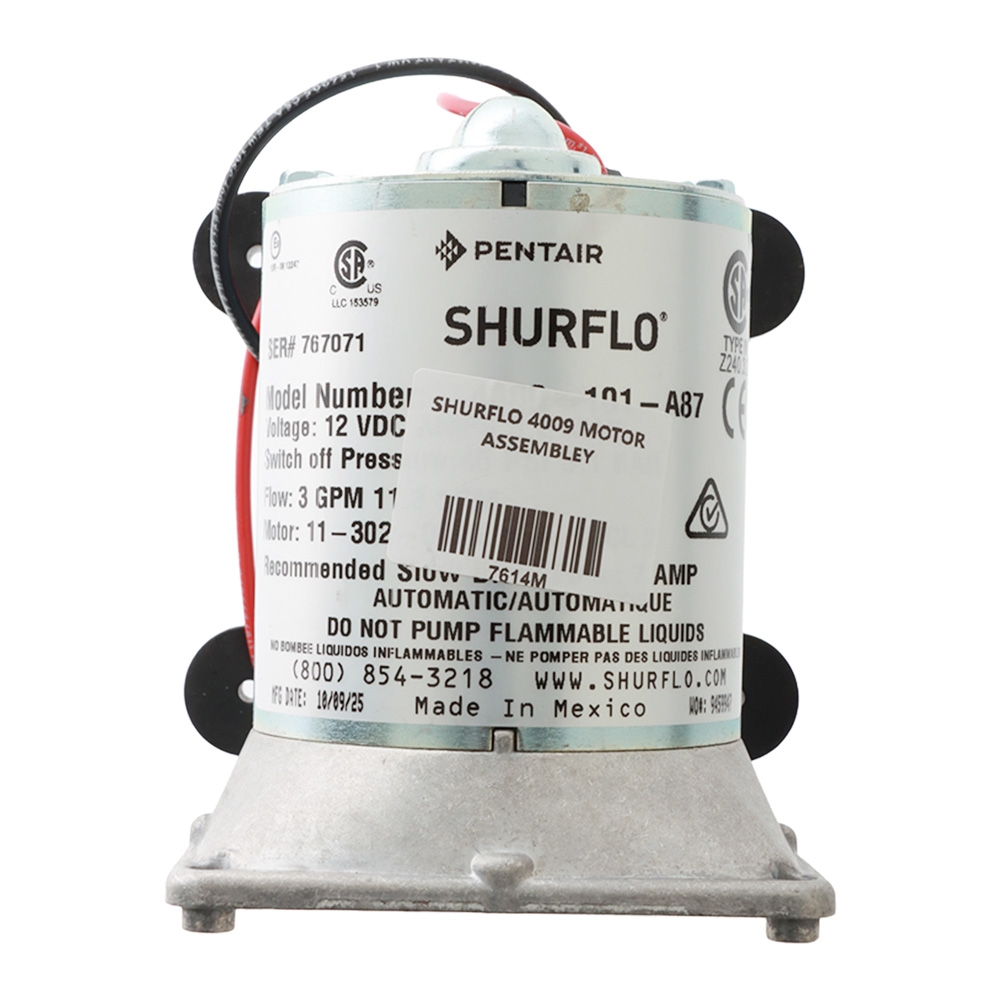 Shurflo 4009 Motor Assembly 12V