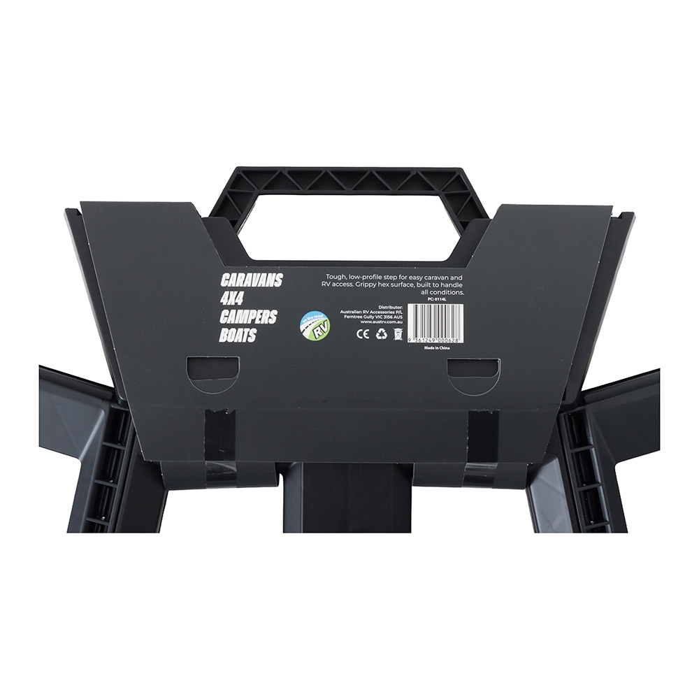On The Road RV Hex Pro Non-Slip Folding Step Large
