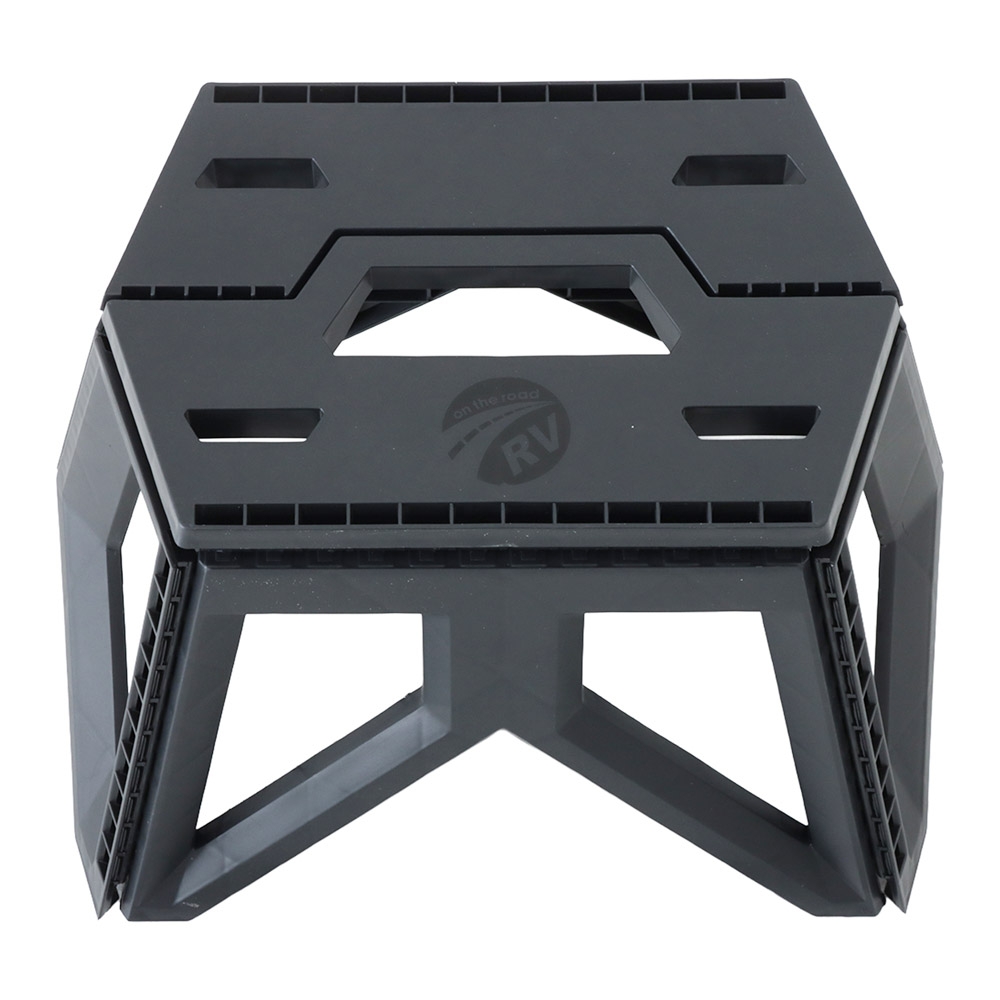 On The Road RV Hex Pro Non-Slip Folding Step Small