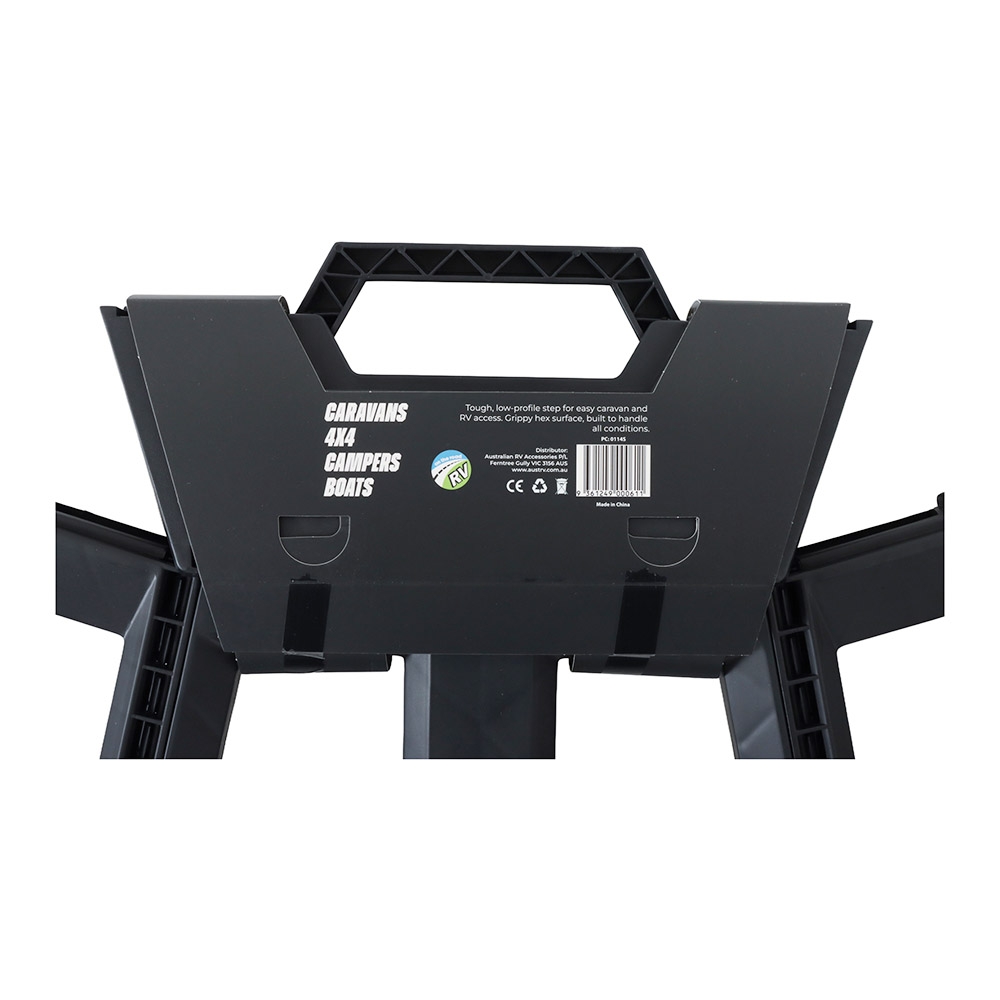 On The Road RV Hex Pro Non-Slip Folding Step Small