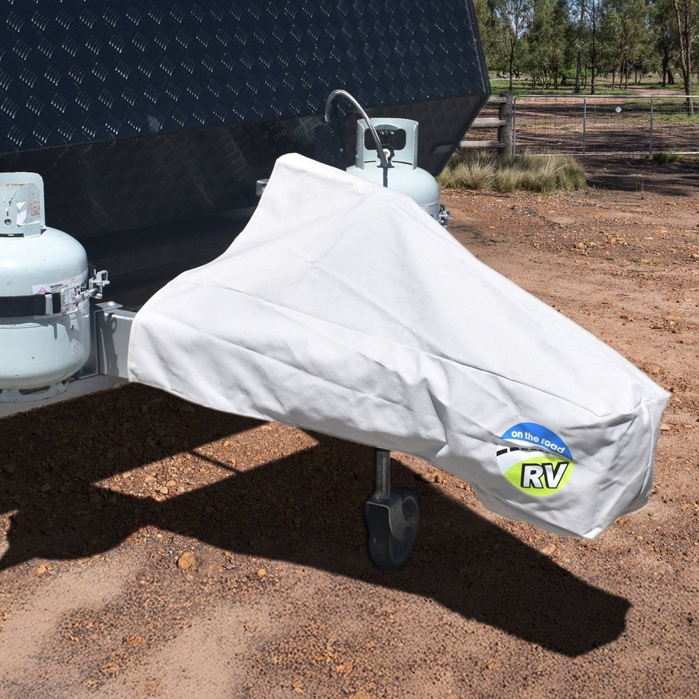 On The Road RV Canvas A-Frame Drawbar Cover