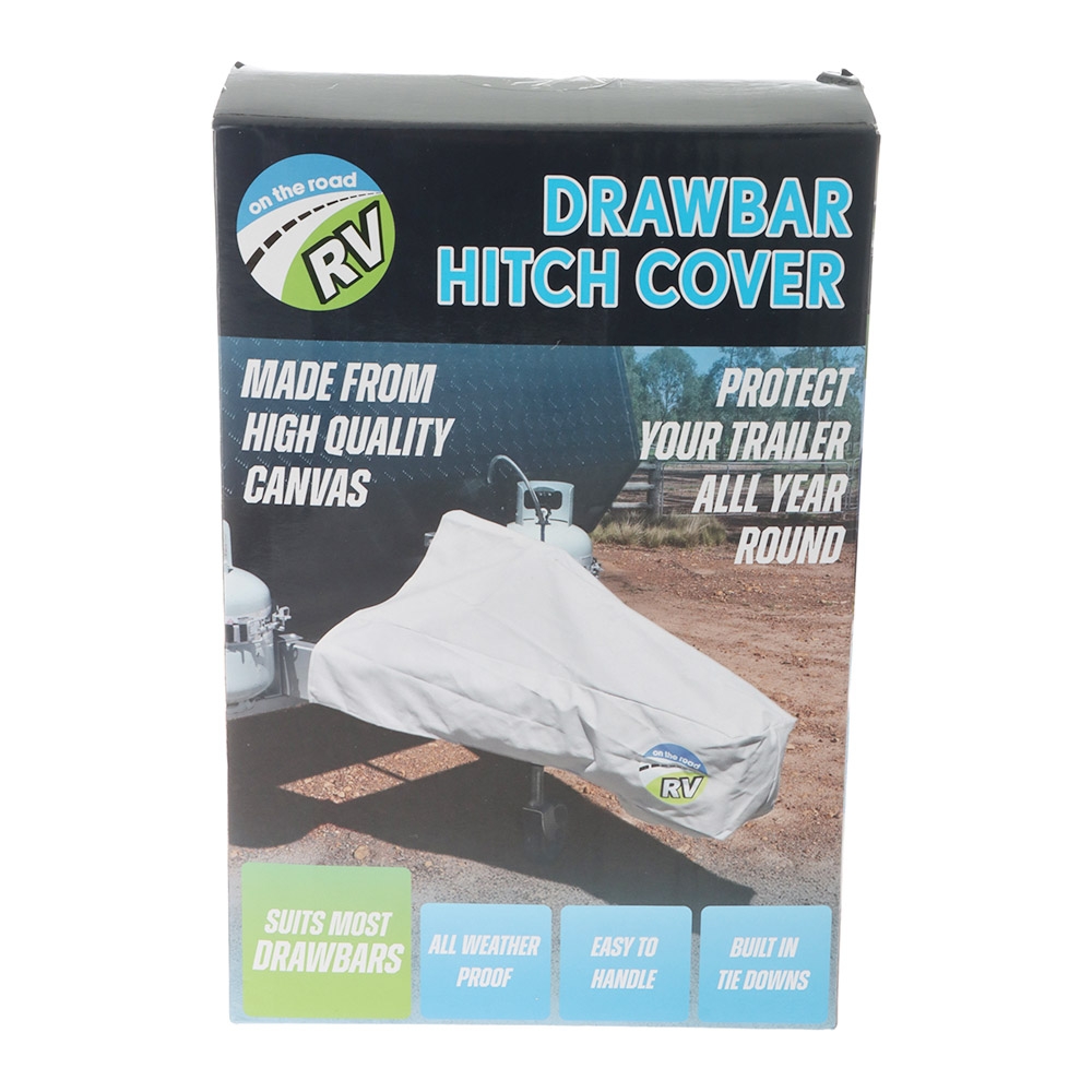 On The Road RV Canvas A-Frame Drawbar Cover