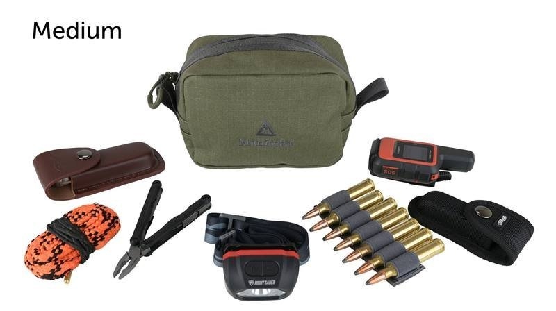 Manitoba Clothing Expedition Molle Belt Pouch Olive Medium