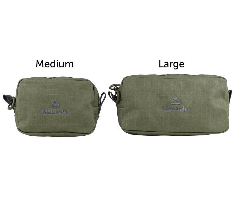 Manitoba Clothing Expedition Molle Belt Pouch Olive Large