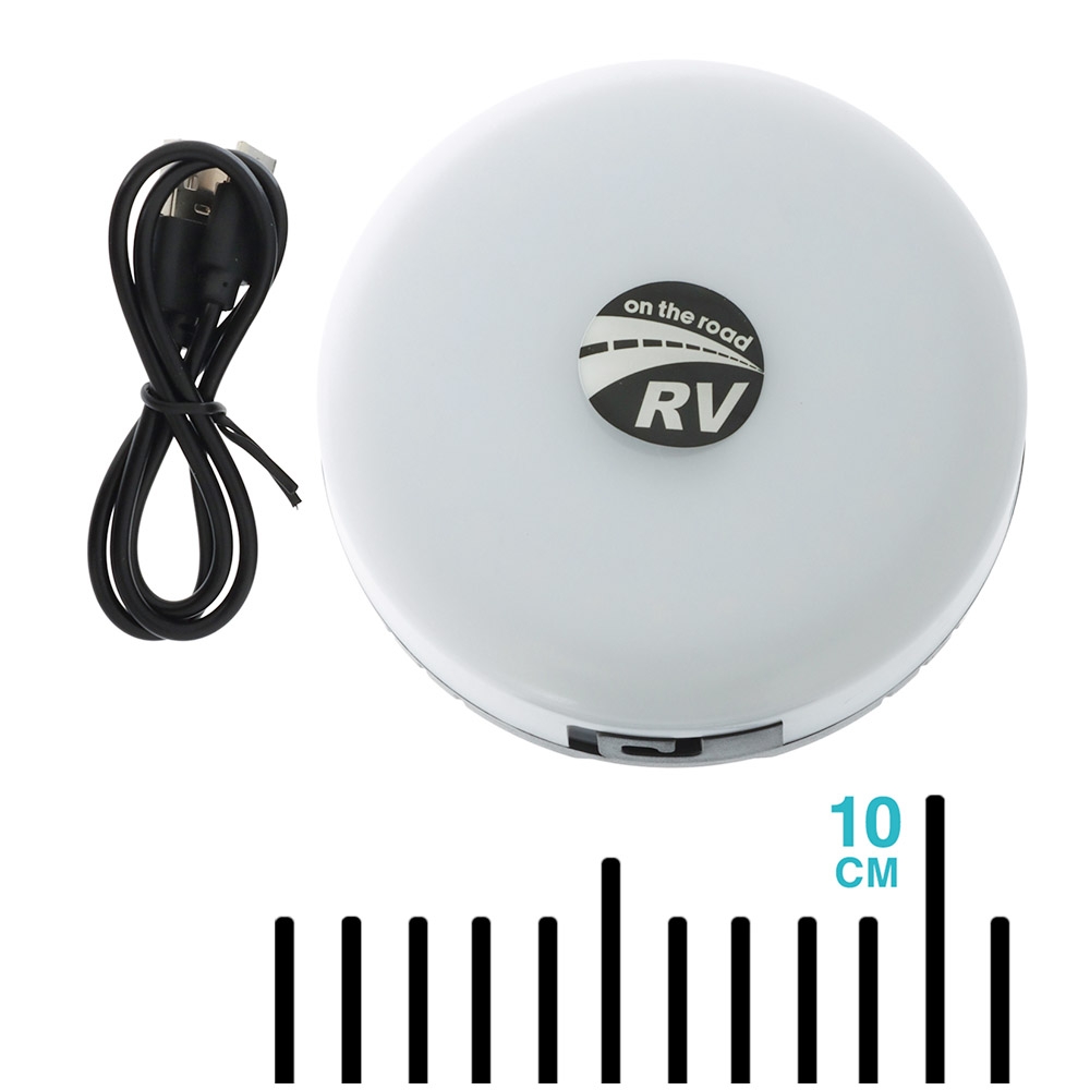 On the Road RV Rechargeable RGB LED String Lights 10m