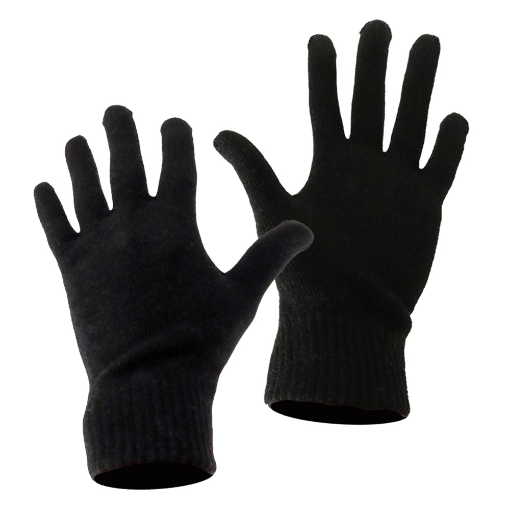 Ridgeline Merino Possum Gloves Black Large