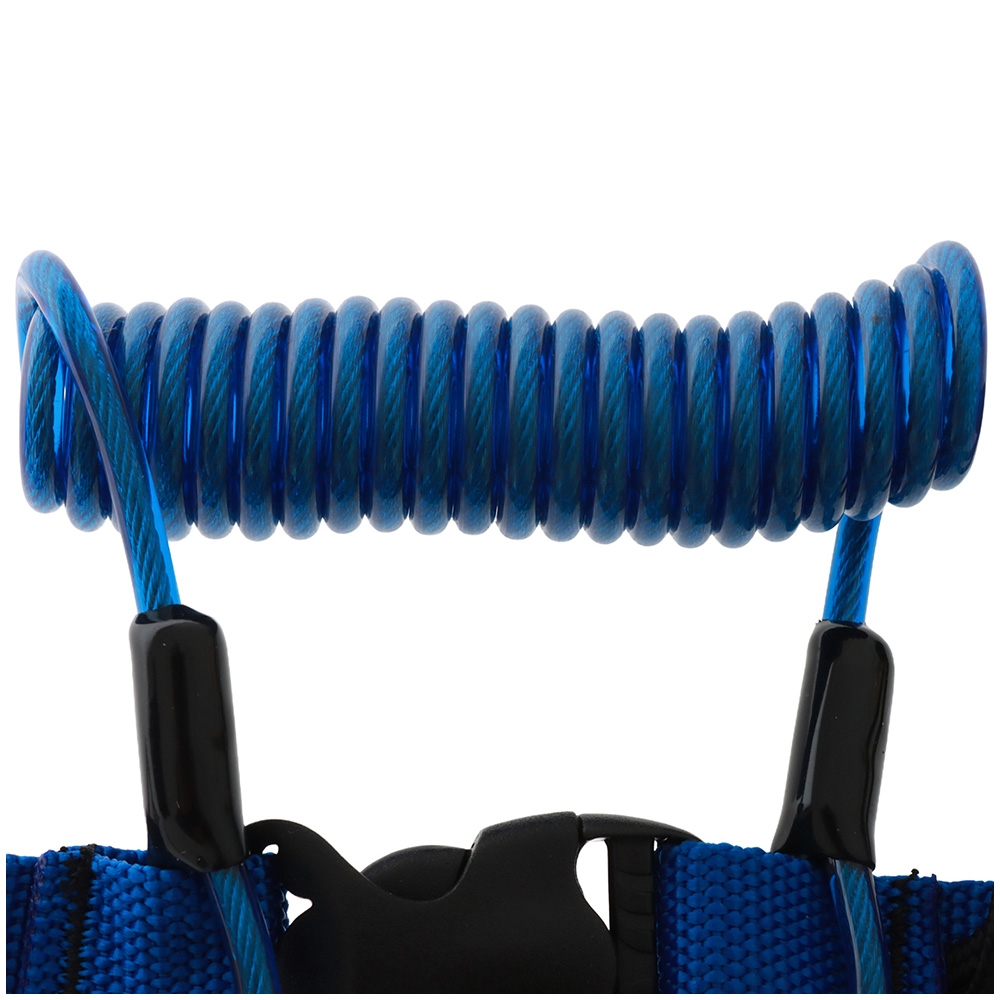 Pro-Dive Quick Release BCD Dive Lanyard with Stainless Steel Clip Blue
