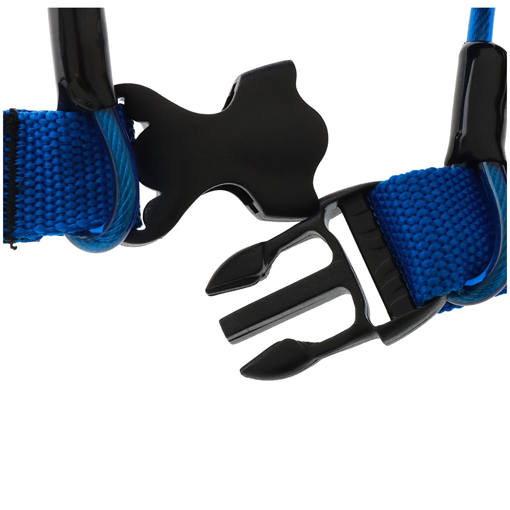 Pro-Dive Quick Release BCD Dive Lanyard with Stainless Steel Clip Blue