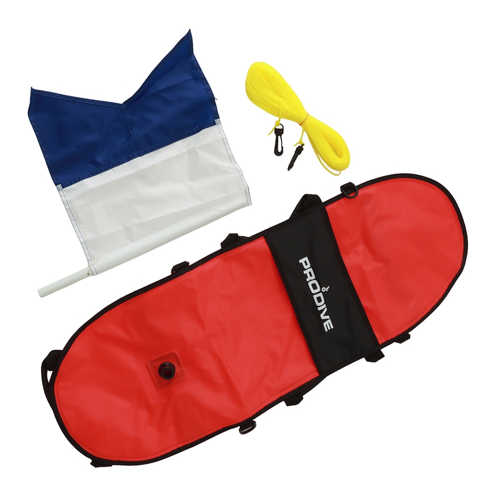 Pro-Dive Torpedo Buoy with Alpha Dive Flag 