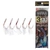 Sasame UV Glow Blood Bait Sabiki Rig Size 3