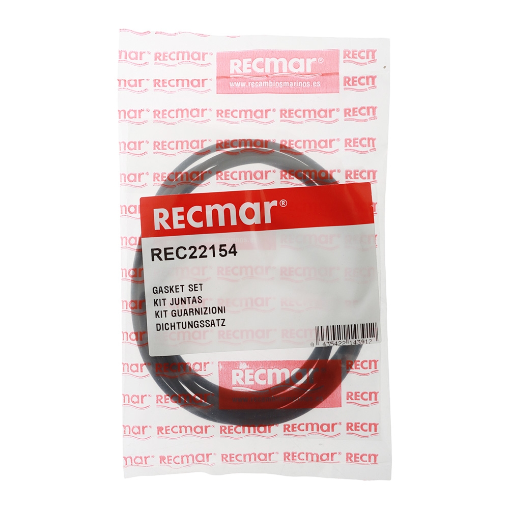 Recmar Aftercooler Gasket Kit for Volvo Penta 22154 TAMD22P-B and D22