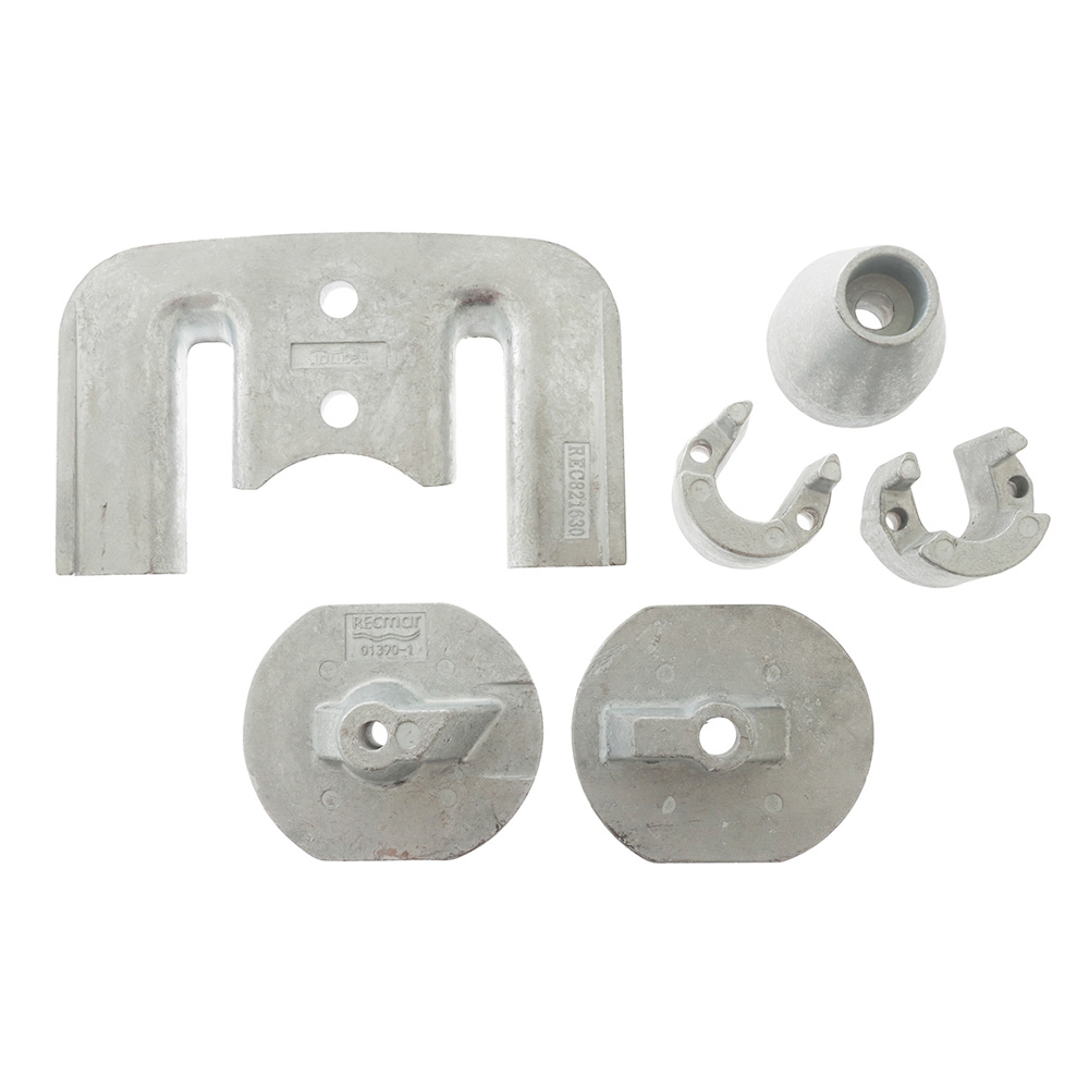 Recmar Sacrificial Anode Kit KITYZT350-ZT370ZN Zinc Anode for YANMAR ZT350 and ZT370 Hydraulic Sterndrive