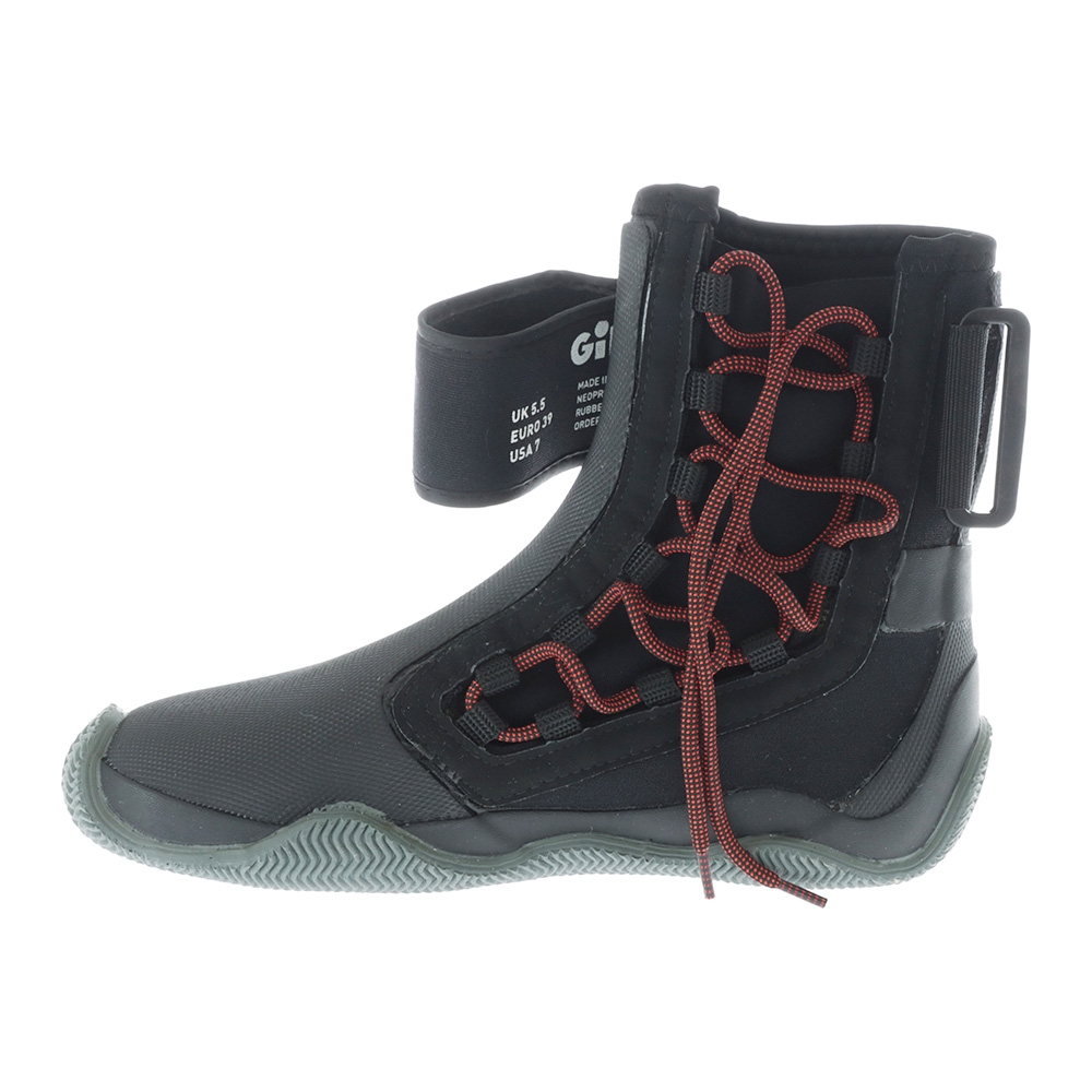 Gill Edge Neoprene Sailing Boots 4mm Black/Orange EU39 / US7