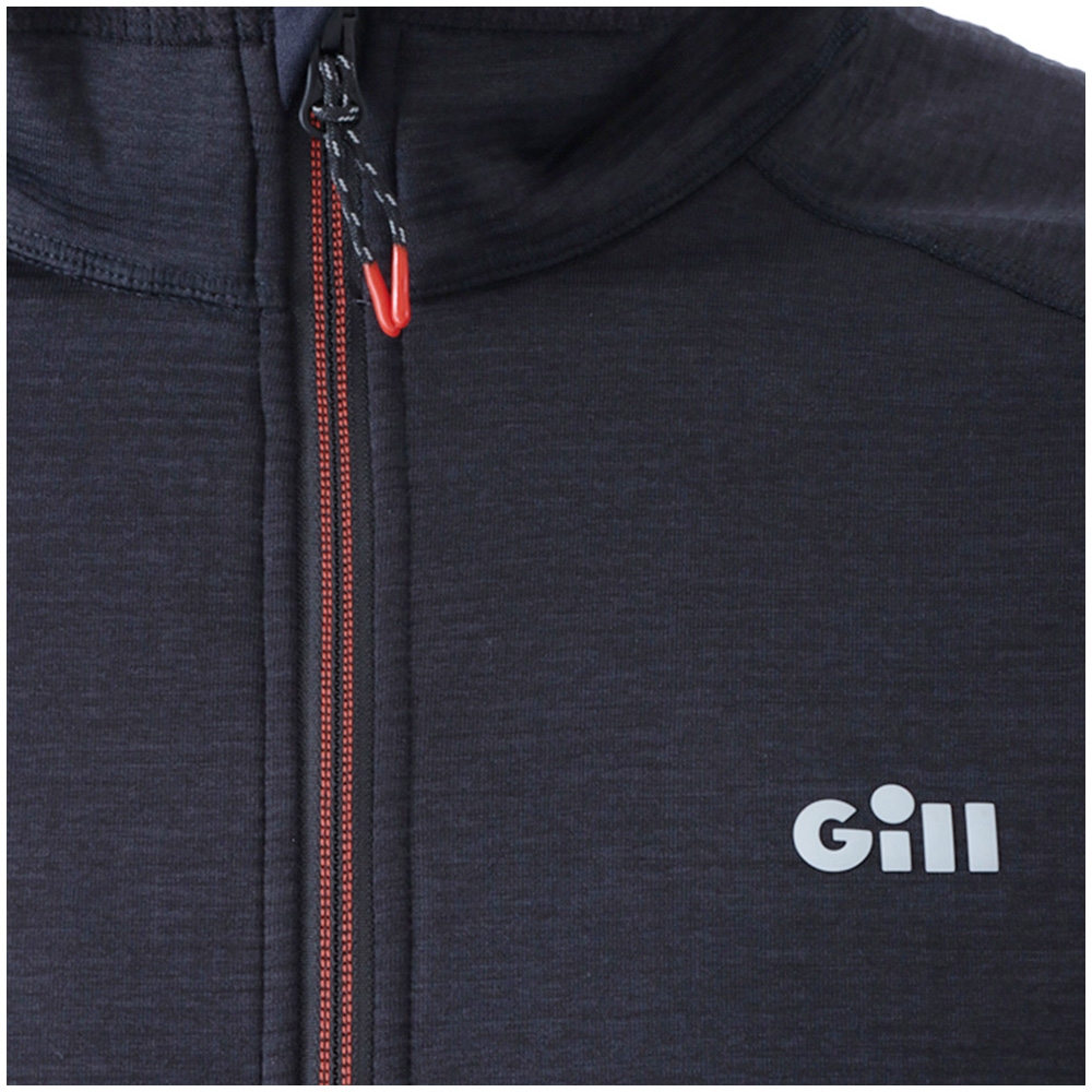Gill OS Mens Thermal Zip Neck Fleece Top Graphite 2XL