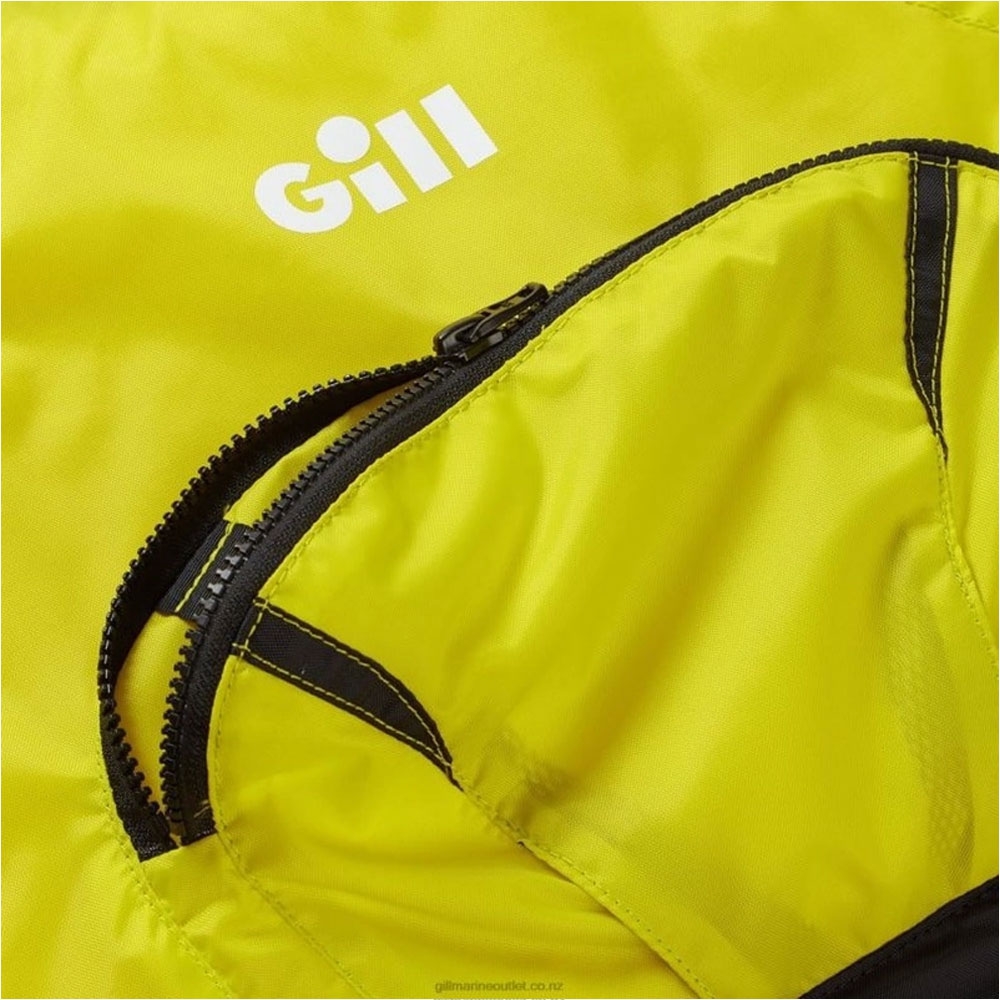 Gill Pursuit Pro Racer 50N PFD Buoyancy Aid Sulphur Yellow 2XL