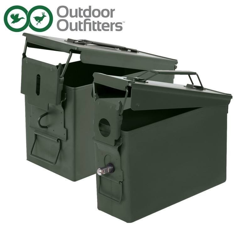 Outdoor Outfitters 30 and 50cal Lockable Ammo Box V2 Combo