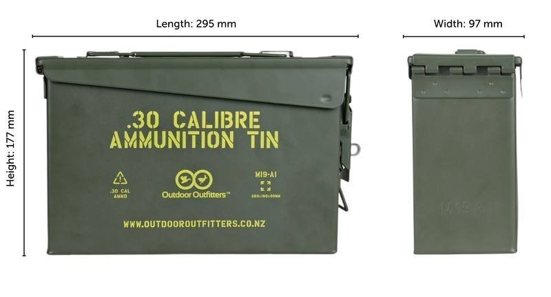 Outdoor Outfitters 30 and 50cal Lockable Ammo Box V2 Combo